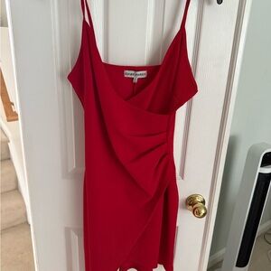 Almost Famous Red Mini Dress